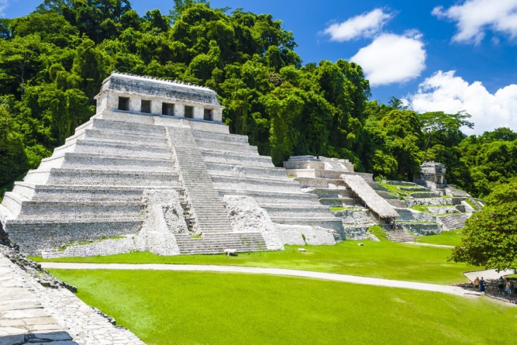 Palenque , Templo de las inscripciones Mexique