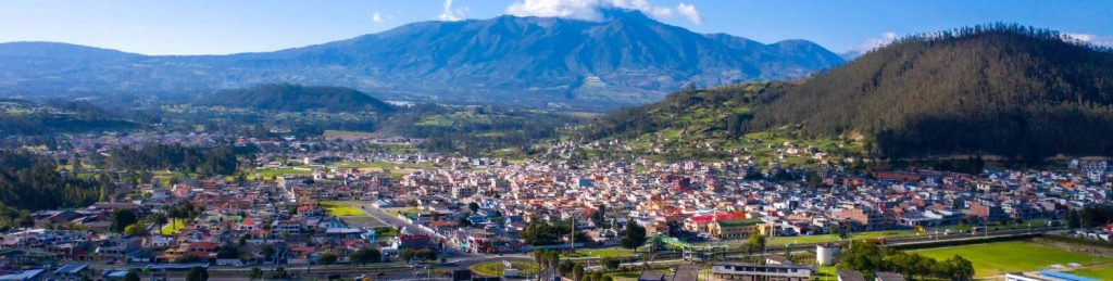 Panorama Otavalo en Equateur