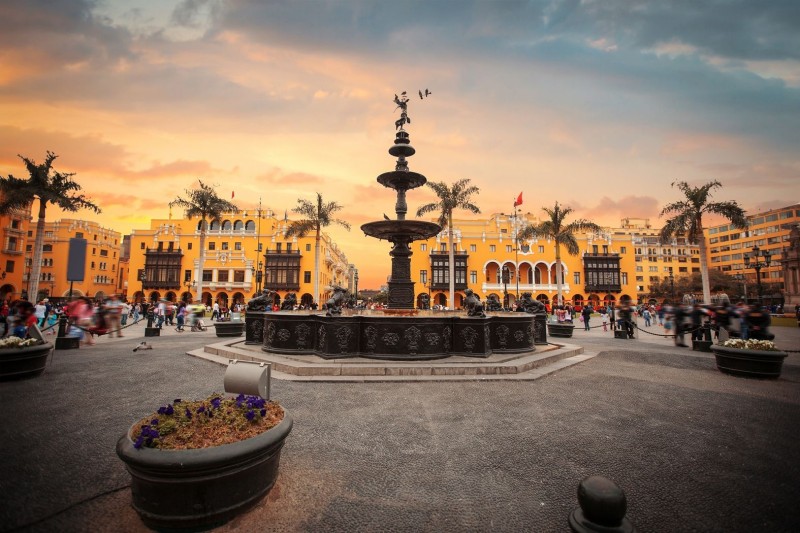 Plaza de Armas de Lima au Pérou